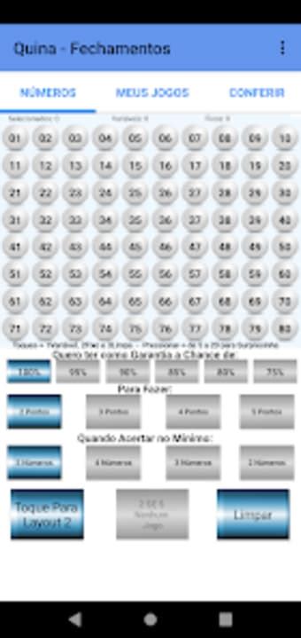 Quina: Aprimore sua jogada com fechamentos grátis .